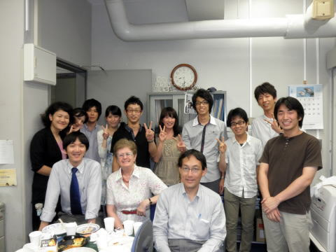 Prof. Nina Berova (Columbia University), August 2010 2010年8月、ニーナ先生（コロンビア大学）