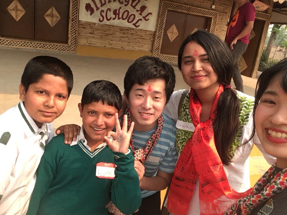 ネパールの小学校訪問